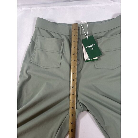 High Waisted Button Multiple Pockets Straight Leg Casual Pants Size Large NWT - Picture 8 of 9